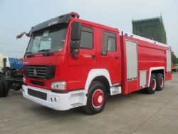 重汽豪沃型泡沫消防車（12T）